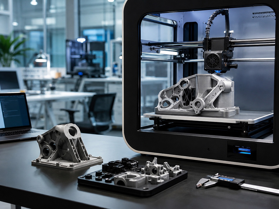 3D printed prototype parts